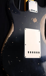 Used Fender Custom Shop 1960 Heavy Relic Stratocaster Black-Brian's Guitars