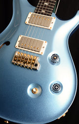 Used Paul Reed Smith Wood Library Custom 24 Frost Blue Metallic-Brian's Guitars
