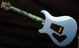 Used Paul Reed Smith Wood Library Custom 24 Frost Blue Metallic-Brian's Guitars
