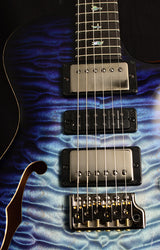 Paul Reed Smith Private Stock Singlecut Special Semi-Hollow Aqua Violet Glow-Brian's Guitars