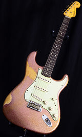 Used Fender Custom Shop 2014 NAMM Limited '60 Stratocaster Heavy Relic Champagne Sparkle-Brian's Guitars