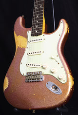 Used Fender Custom Shop 2014 NAMM Limited '60 Stratocaster Heavy Relic Champagne Sparkle-Brian's Guitars