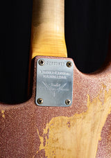 Used Fender Custom Shop 2014 NAMM Limited '60 Stratocaster Heavy Relic Champagne Sparkle-Brian's Guitars