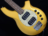 Used Music Man Bongo Bass Metallic Yellow-Brian's Guitars