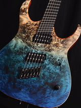 Mayones Duvell Elite 6 VF NAMM 2019 Natural Fade Blue Horizon-Brian's Guitars