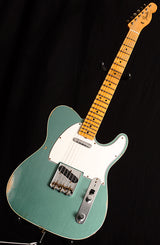 Fender Custom Shop 1965 Telecaster Custom Relic Faded Aged Sherwood Green Metallic-Brian's Guitars