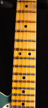 Fender Custom Shop 1965 Telecaster Custom Relic Faded Aged Sherwood Green Metallic-Brian's Guitars