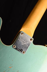 Fender Custom Shop 1965 Telecaster Custom Relic Faded Aged Sherwood Green Metallic-Brian's Guitars