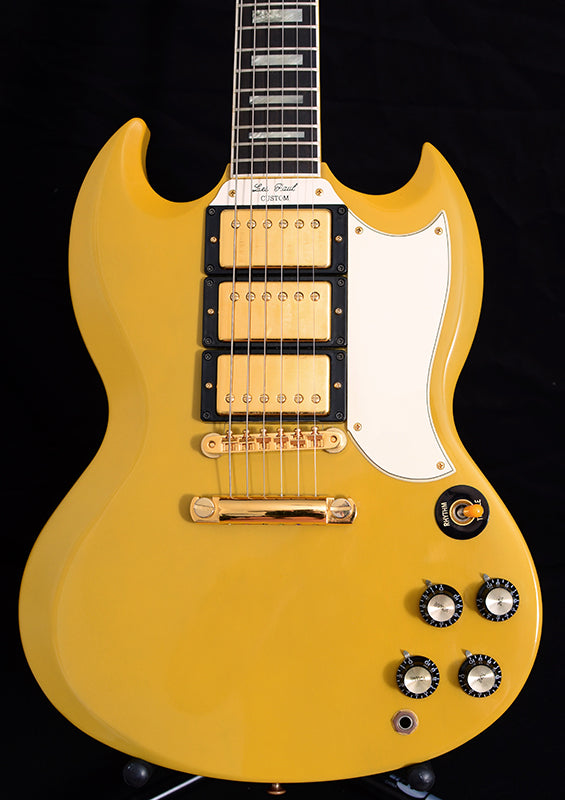 Used Gibson 30th Anniversary 1961 Reissue SG Les Paul Custom Limited TV Yellow-Brian's Guitars