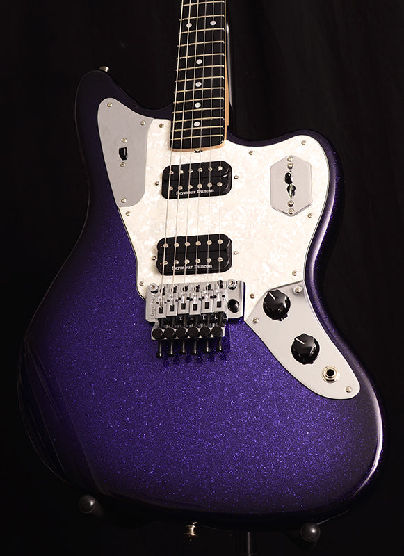 Fender Custom Shop Floyd Jaguar NAMM 2019 Purple Sparkle Black Burst Masterbuilt By Kyle Mcmillin-Brian's Guitars