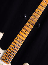 Fender Custom Shop 1959 Stratocaster Journeyman Relic NAMM 2019 Limited Olympic White Over Chocolate 3 Tone Sunburst-Brian's Guitars
