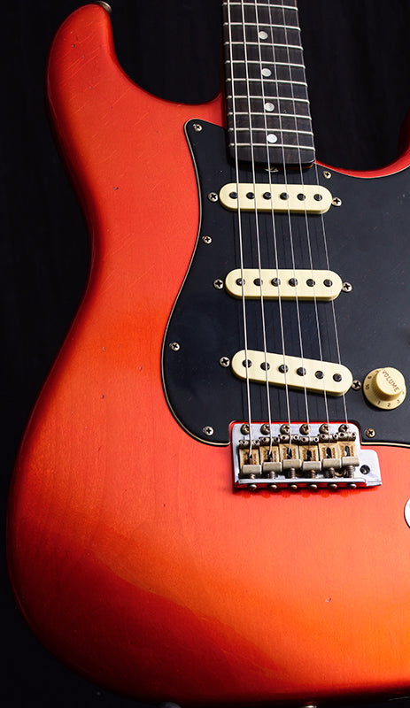 ギター Fender Limited Tomatillo Stratcaster Fender Custom Shop Limited Edition Roasted Journeyman Relic