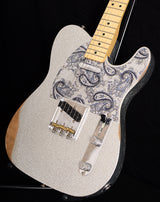 Fender Brad Paisley Road Worn Telecaster Silver Sparkle-Brian's Guitars