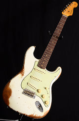 Fender Custom Shop 1960 Stratocaster NAMM 2020 Heavy Relic Aged Olympic White-Brian's Guitars