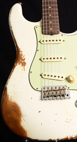Fender Custom Shop 1960 Stratocaster NAMM 2020 Heavy Relic Aged Olympic White-Brian's Guitars