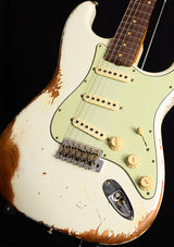 Fender Custom Shop 1960 Stratocaster NAMM 2020 Heavy Relic Aged Olympic White-Brian's Guitars