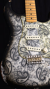 Fender Custom Shop 1968 Relic Stratocaster Black Paisley Limited-Electric Guitars-Brian's Guitars