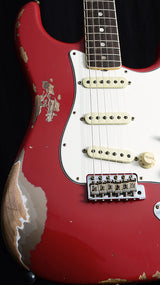 Fender Custom Shop 1967 Stratocaster Heavy Relic NAMM 2019 Limited Aged Dakota Red Over Shoreline Gold-Electric Guitars-Brian's Guitars
