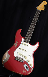 Fender Custom Shop 1967 Stratocaster Heavy Relic NAMM 2019 Limited Aged Dakota Red Over Shoreline Gold-Electric Guitars-Brian's Guitars