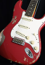 Fender Custom Shop 1967 Stratocaster Heavy Relic NAMM 2019 Limited Aged Dakota Red Over Shoreline Gold-Electric Guitars-Brian's Guitars