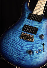Paul Reed Smith Wood Library Custom 24-08 Satin Brian's Limited Aquableux Purple Burst-Electric Guitars-Brian's Guitars