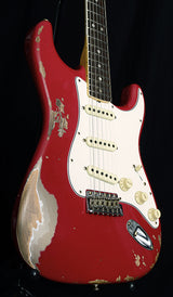Fender Custom Shop 1967 Stratocaster Heavy Relic NAMM 2019 Limited Aged Dakota Red Over Shoreline Gold-Electric Guitars-Brian's Guitars