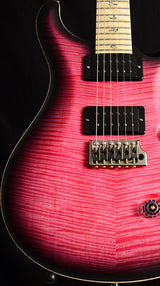 Paul Reed Smith Wood Library Custom 24-08 Satin Brian's Limited Bonnie Pink Smokeburst-Electric Guitars-Brian's Guitars