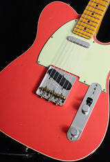 Fender Custom Shop Postmodern Telecaster Journeyman Relic NAMM 2019 Limited Aged Fiesta Red Top-Brian's Guitars