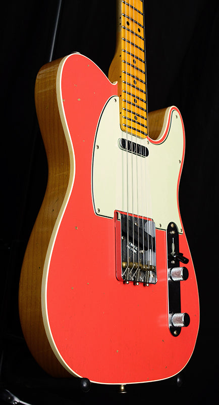 Fender Custom Shop Postmodern Telecaster Journeyman Relic NAMM 2019 Limited Aged Fiesta Red Top-Brian's Guitars