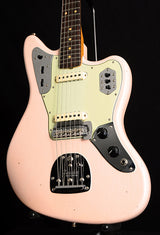Used Fender Custom Shop 1962 Jaguar NAMM Limited Edition Journeyman Relic Faded Aged Shell Pink-Electric Guitars-Brian's Guitars