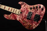 Mayones Jabba Custom 4 NAMM 2020 Red Velvet Antique Raw-Brian's Guitars