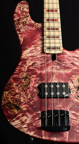 Mayones Jabba Custom 4 NAMM 2020 Red Velvet Antique Raw-Brian's Guitars