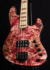 Mayones Jabba Custom 4 NAMM 2020 Red Velvet Antique Raw-Brian's Guitars