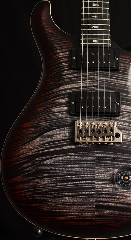 Paul Reed Smith Wood Library Custom 24-08 Satin Brian's Limited Charcoal Tri Color Burst-Brian's Guitars