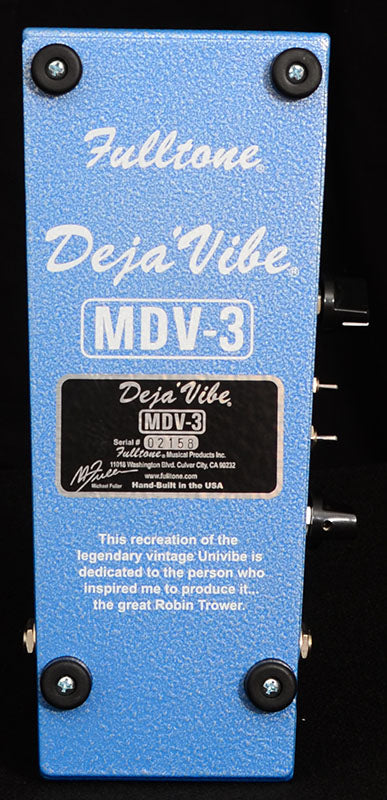 Used Fulltone MDV-3 Mini Deja Vibe