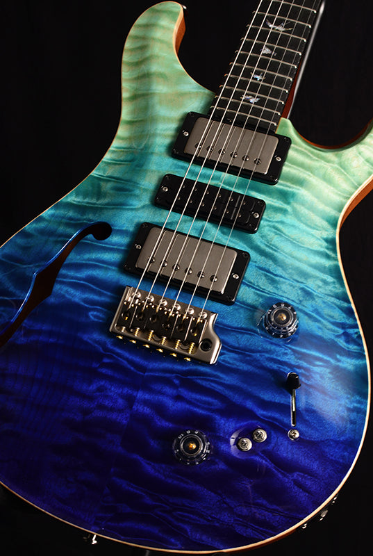 Paul Reed Smith Wood Library Special Semi-Hollow Brian's Limited Blue Fade-Brian's Guitars