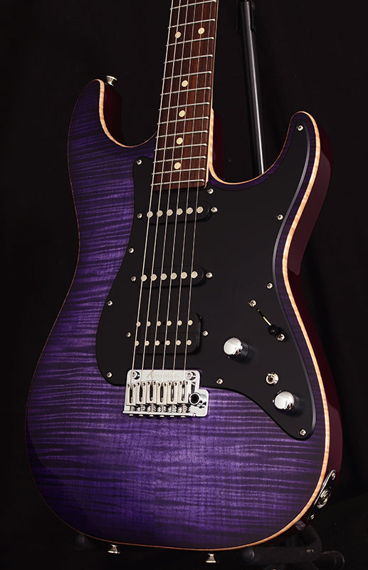 Tom Anderson Drop Top Classic Transparent Purple Burst-Brian's Guitars