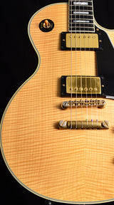 Used Gibson Custom 1968 Reissue Les Paul Custom Flame Top Natural-Brian's Guitars