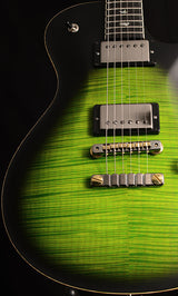 Used Paul Reed Smith Wood Library McCarty Singlecut 594 Satin Brian's Limited Eriza Verde Smokeburst-Brian's Guitars