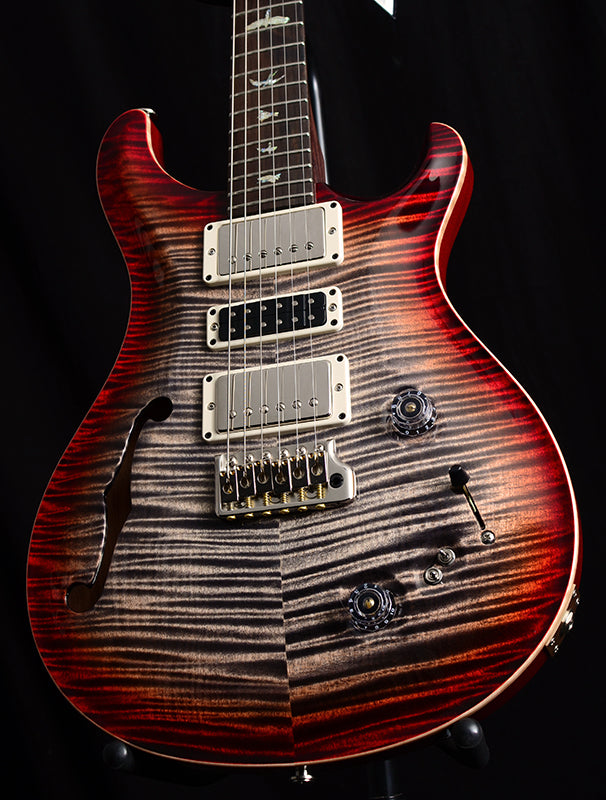 Paul Reed Smith Wood Library Special Semi-Hollow Brian's Limited Charcoal Cherry Burst-Brian's Guitars