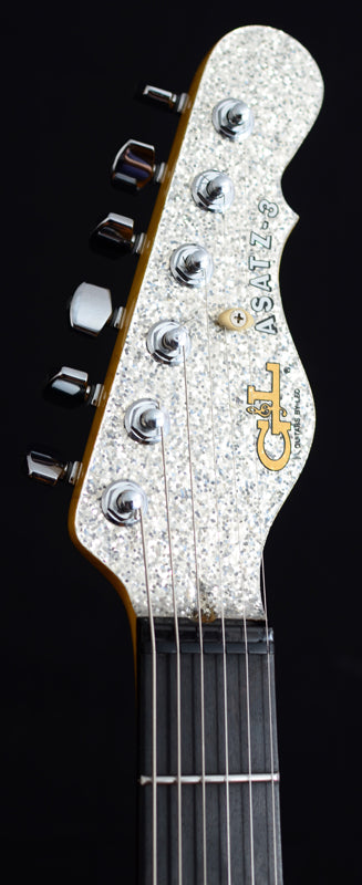 Used G&L ASAT Z-3 Bigsby Silver Metal Flake-Brian's Guitars