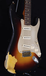 Fender Custom Shop 2017 Limited '59 Stratocaster Heavy Relic 3 Tone Sunburst-Brian's Guitars