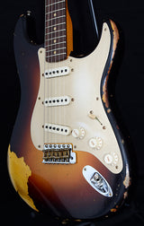 Fender Custom Shop 2017 Limited '59 Stratocaster Heavy Relic 3 Tone Sunburst-Brian's Guitars