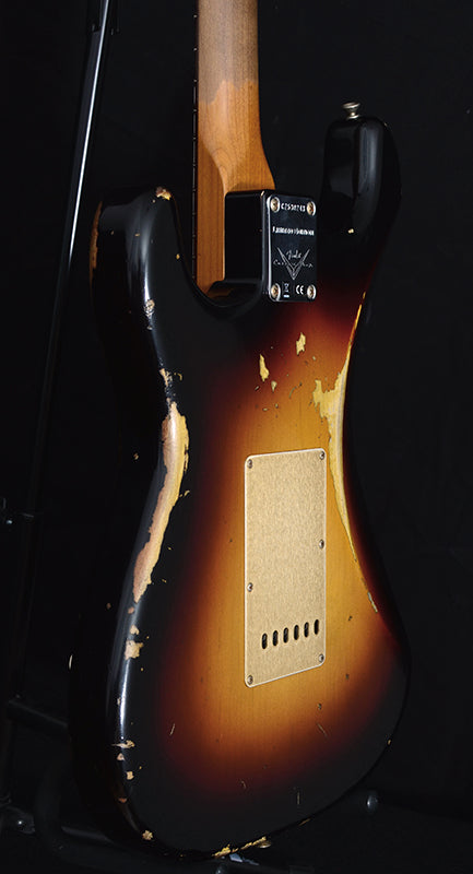 Fender Custom Shop 2017 Limited '59 Stratocaster Heavy Relic 3 Tone Sunburst-Brian's Guitars