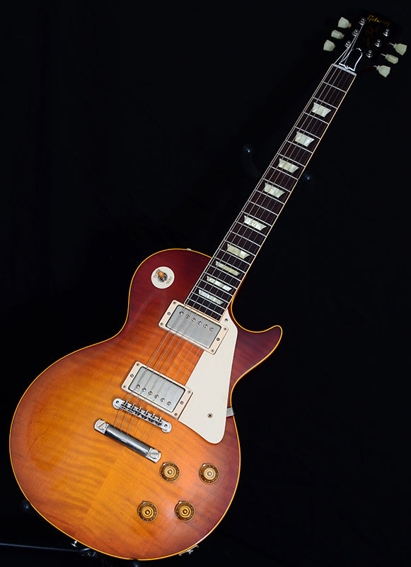 Gibson Custom Shop 1958 Reissue Les Paul Standard VOS R8 Limited Faded Orange Burst-Brian's Guitars