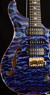 Used Paul Reed Smith Private Stock Dweezil 24 Semi- Hollow Aqua Violet-Brian's Guitars