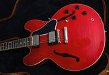 Used Gibson ES-335 Dot Figured Top Cherry-Brian's Guitars