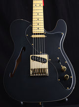 Fender Deluxe Telecaster Thinline Satin Black Limited-Brian's Guitars