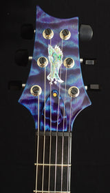 Used Paul Reed Smith Private Stock Dweezil 24 Semi- Hollow Aqua Violet-Brian's Guitars