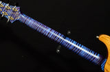 Used Paul Reed Smith Private Stock Dweezil 24 Semi- Hollow Aqua Violet-Brian's Guitars